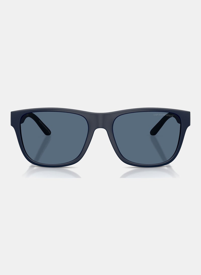 EMPORIO ARMANI Men Full Rim Square Sunglasses 4243, 56, 6244, 80 - Image 5